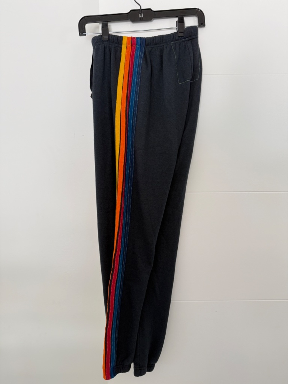 Aviator Nation Grey 5 Strip Full Zip Hoodie with Matching Sweatpants S - Picture 7 of 9